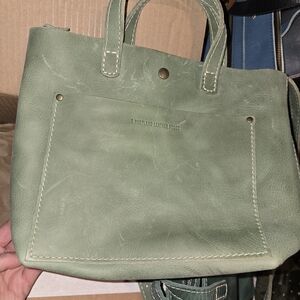 Portland Leather Cucumber Mini Crossbody